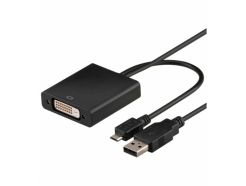Adapter DVI => micro USB MHL Video pretvornik za mobilne telefone Goobay EOL